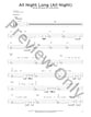 All Night Long (All Night) Guitar and Fretted sheet music cover